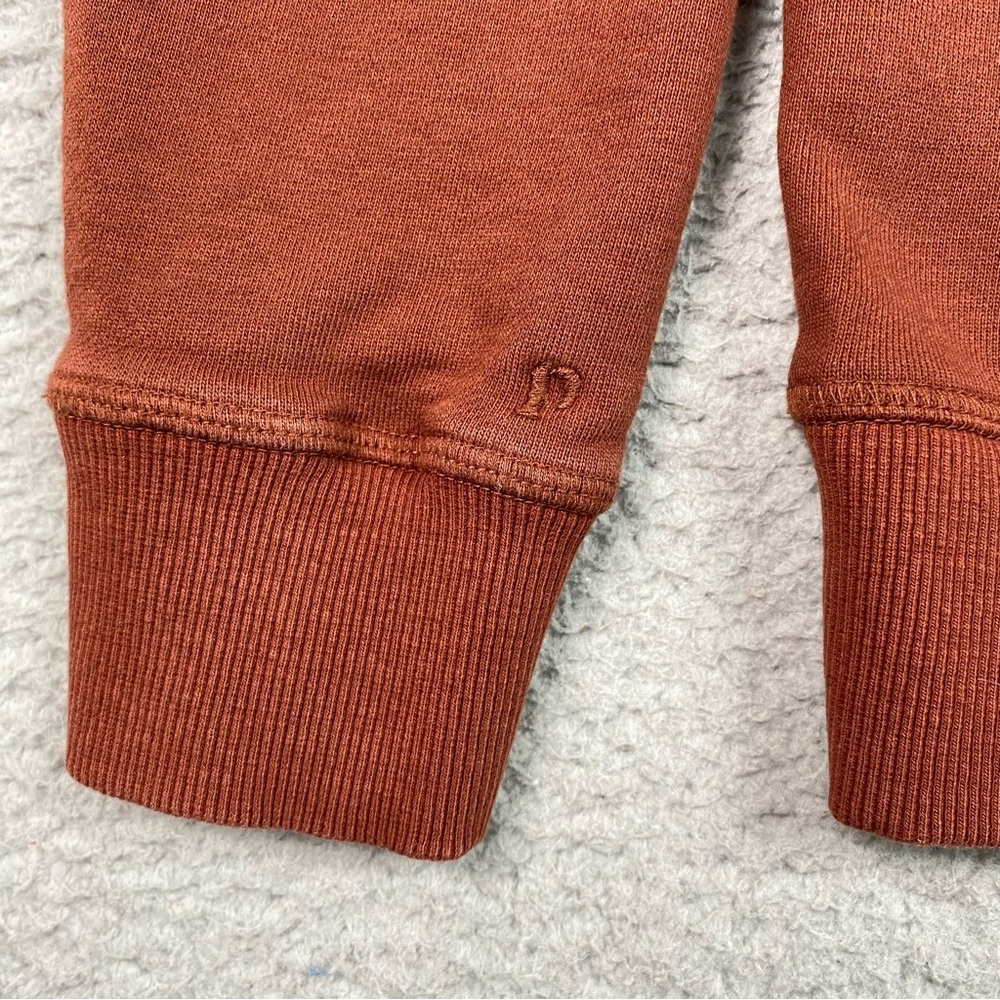 Pact Organic Cotton Hoodie Men's Size M Full Zip Sweatshirt Brick Color Medium * - Picture 10 of 15